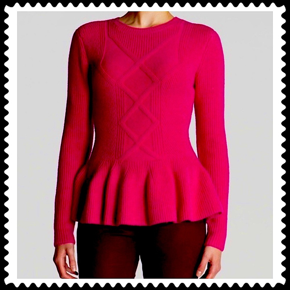 TED BAKER - Peplum Sweater (EUC)